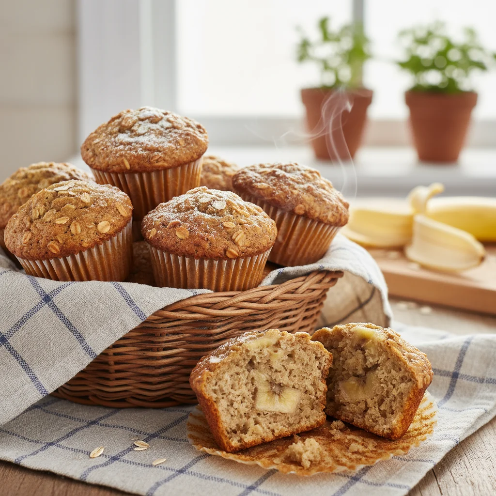 Image of Banana Oat Muffins