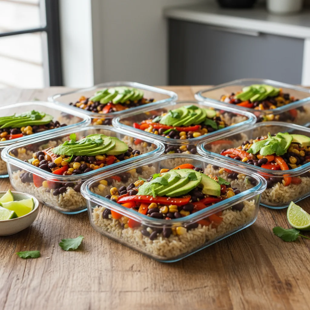 Image of Batch-Cooked Burrito Bowls