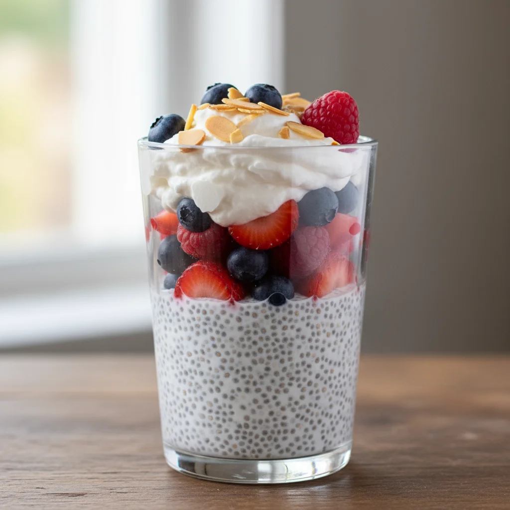 Image of Berry Chia Pudding Parfait