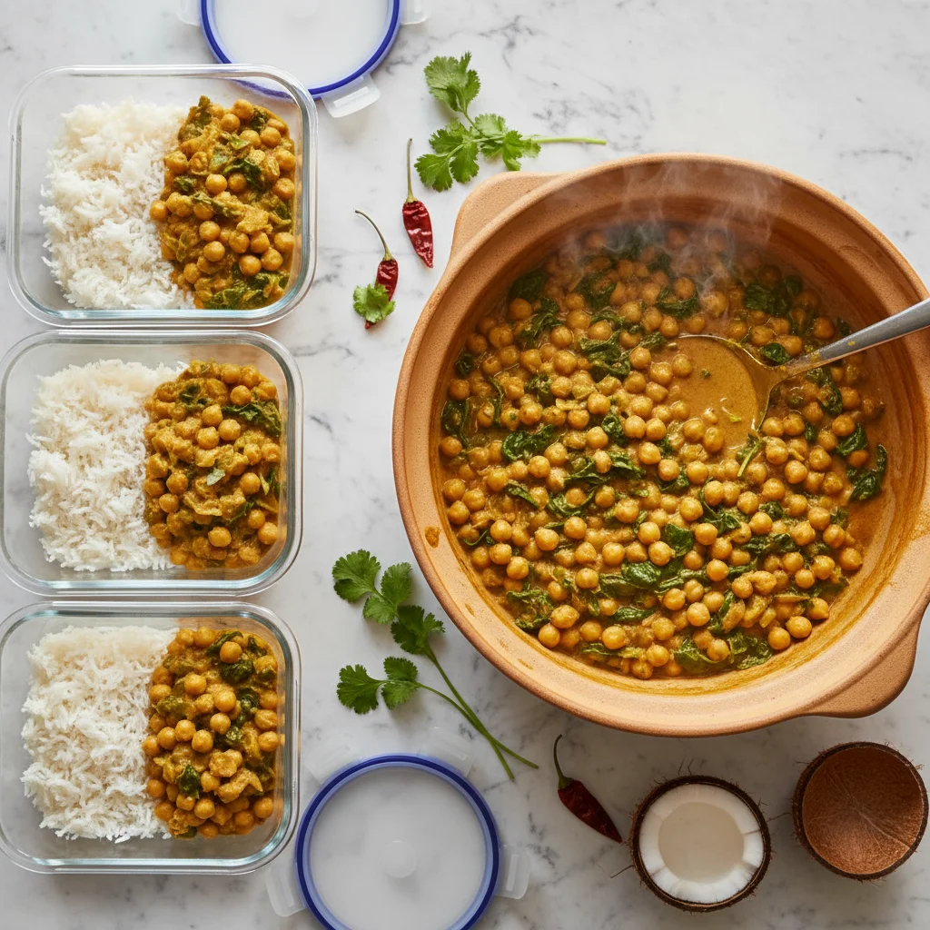 Image of Curry Chickpea Batch Cook