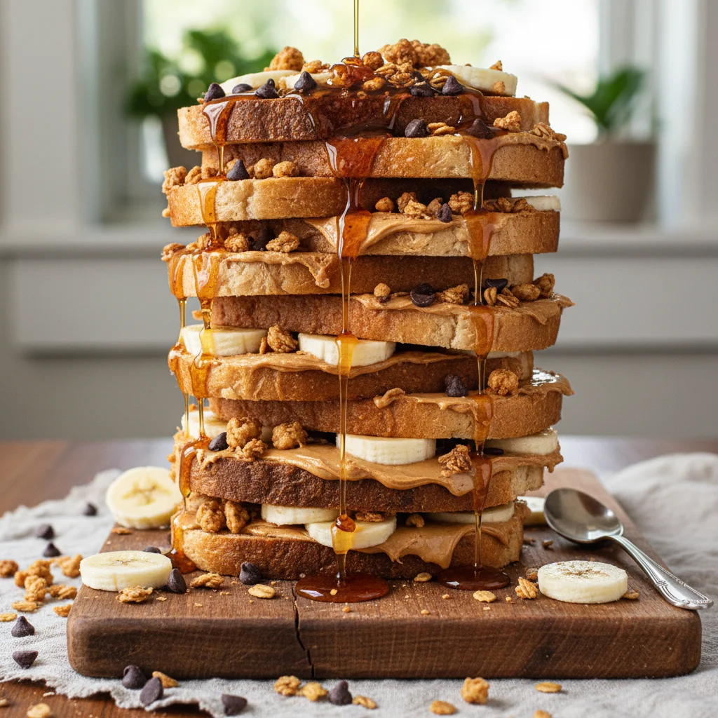 Image of Double Nut Butter Toast Tower