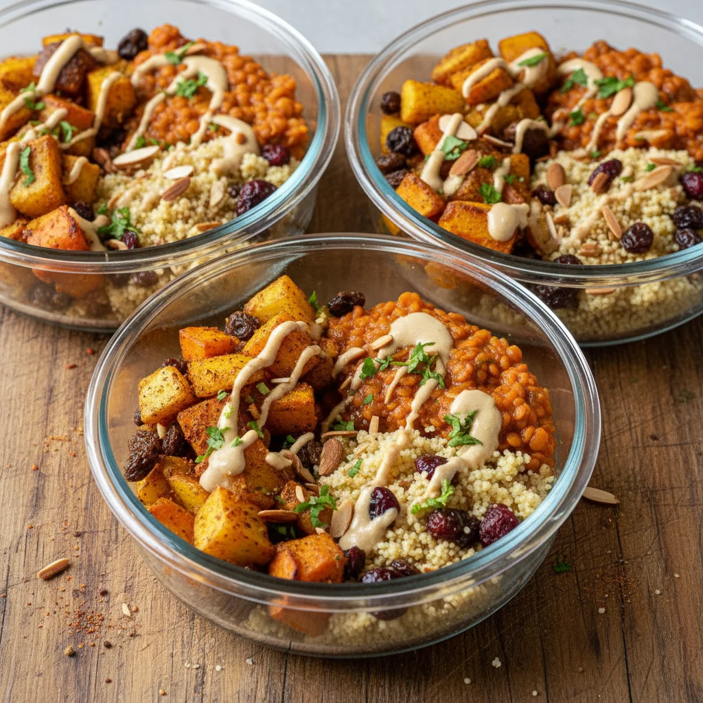 Image of Moroccan-Spiced Prep Bowls
