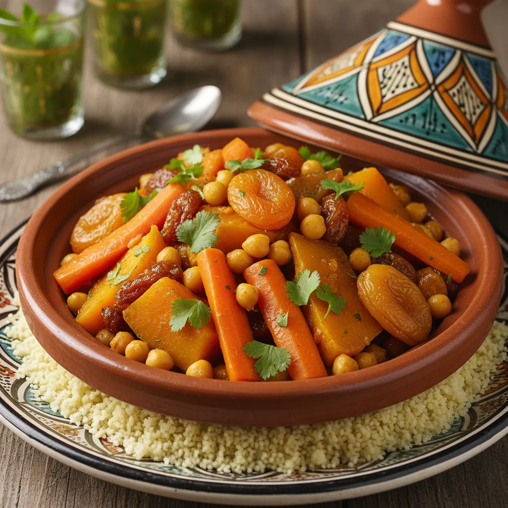 Image of Moroccan Tagine with Couscous