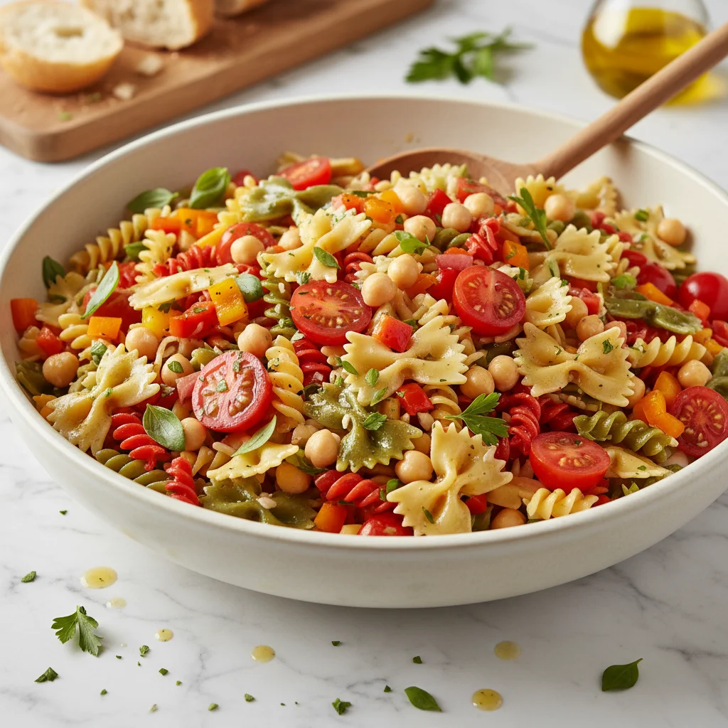 Image of Protein-Packed Pasta Salad