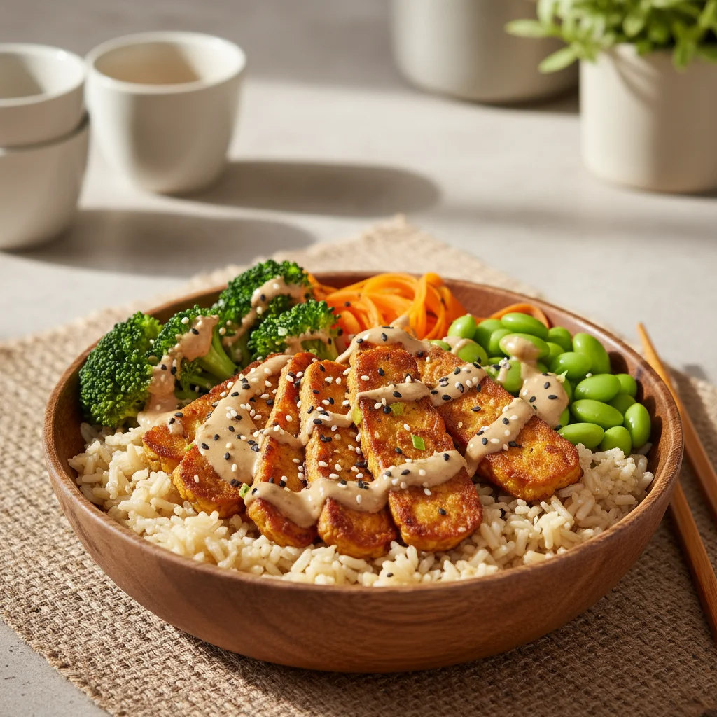 Image of Recovery Rice Bowl with Tempeh