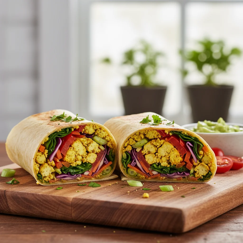 Image of Savory Tofu Scramble Wrap