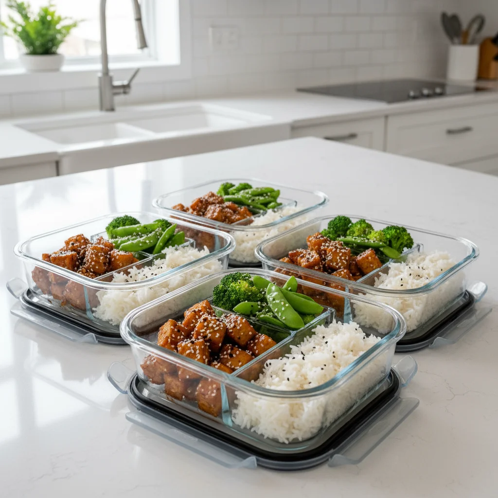 Image of Teriyaki Tempeh Meal Prep