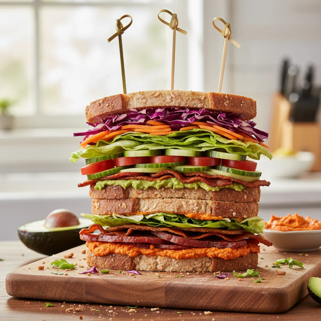 Image of Triple-Decker Sandwich Stack
