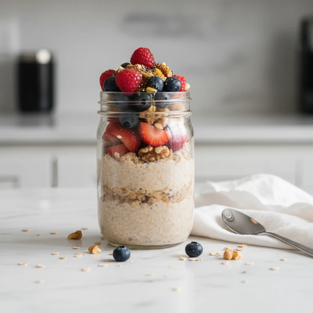 Image of Vegan Protein Overnight Oats