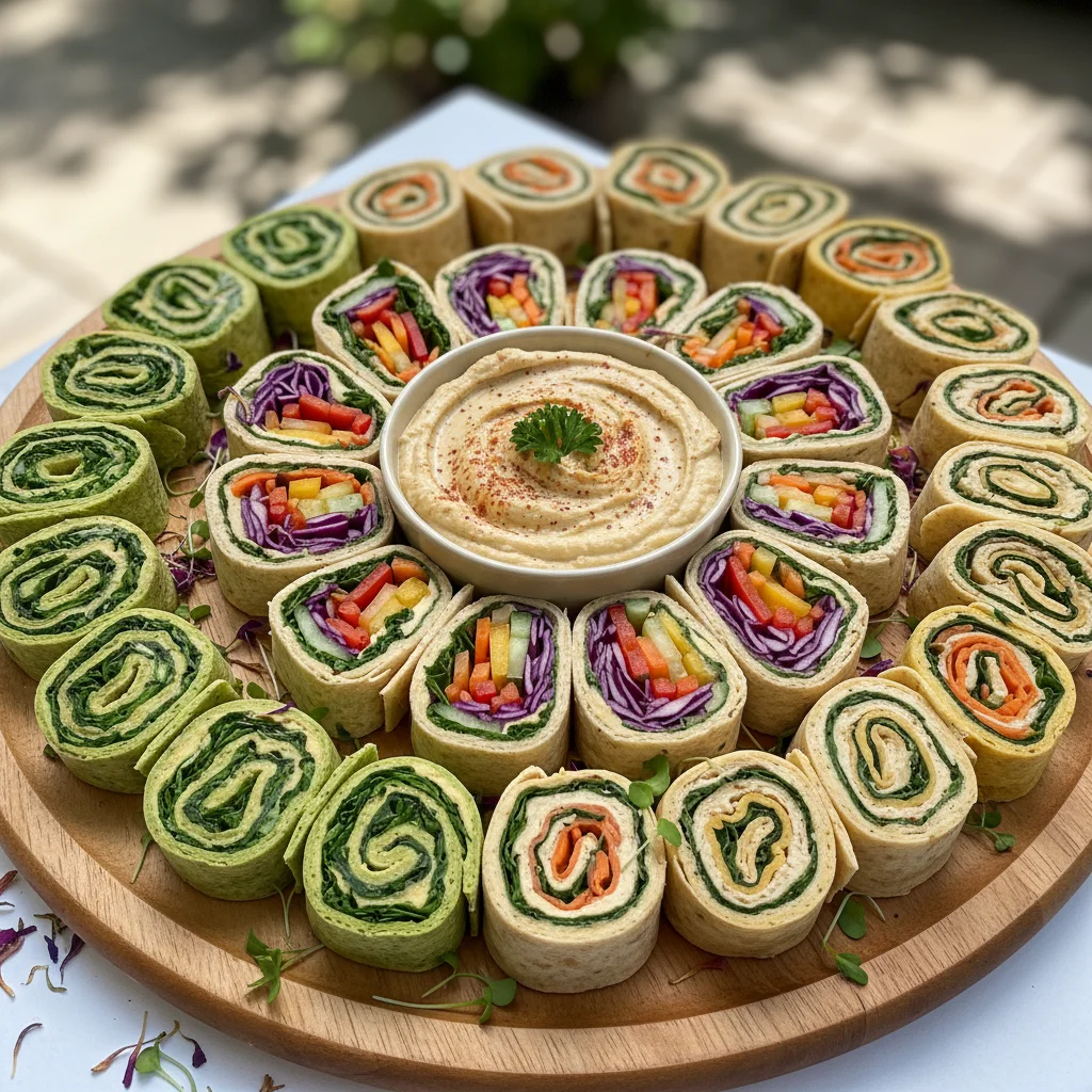 Image of Veggie Hummus Wrap Bites